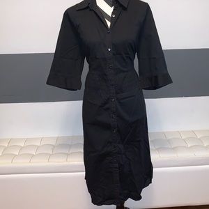 Lane Bryant plus size button down cotton dress 16W